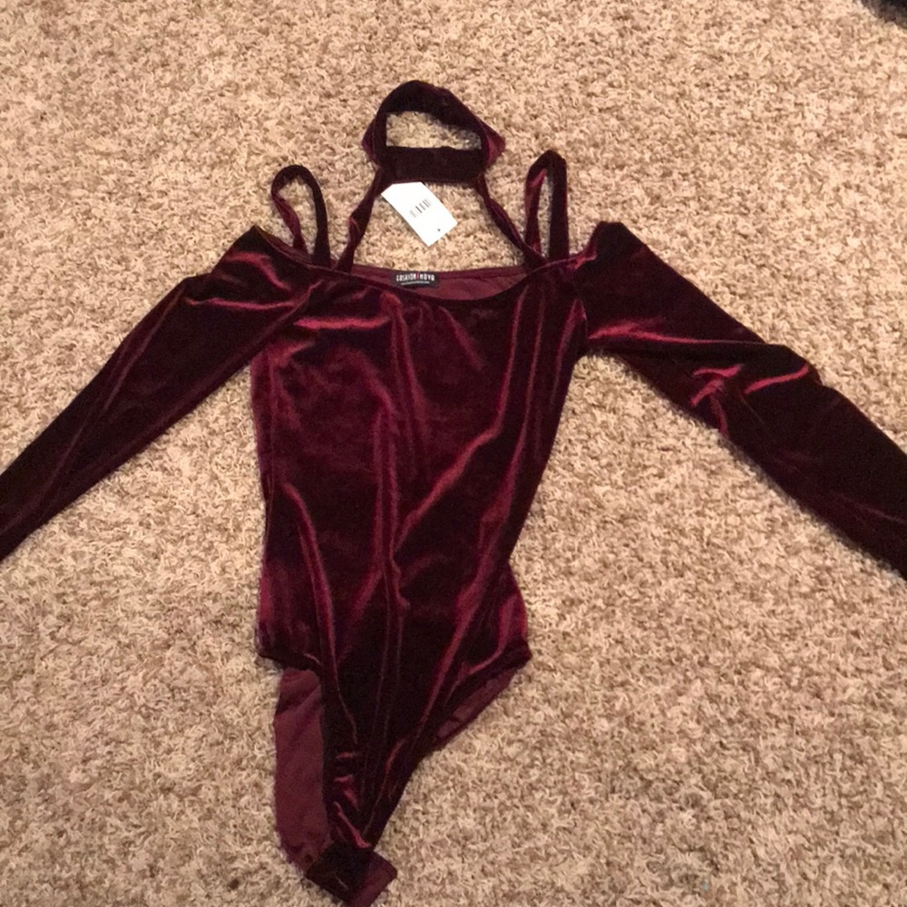 Velvet Wine Bodysuit